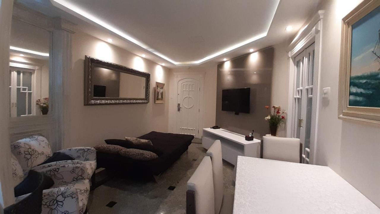 Апартаменты Lindo Flat No Edificio Cosmopolitan, Com Garagem E Piscina Сантос Экстерьер фото