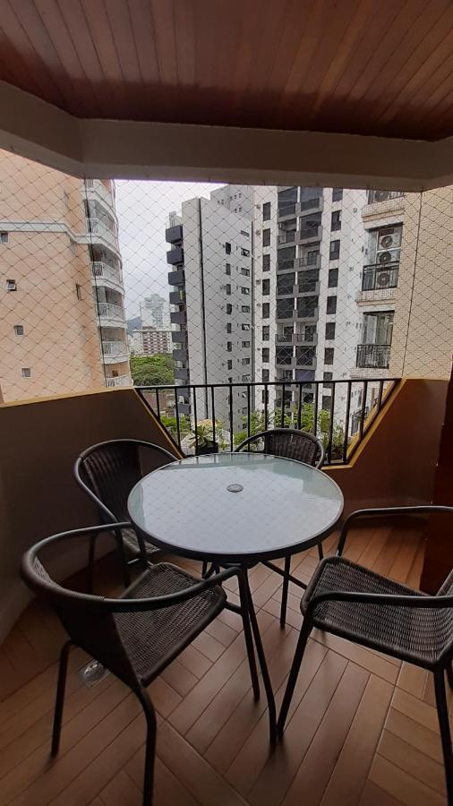 Апартаменты Lindo Flat No Edificio Cosmopolitan, Com Garagem E Piscina Сантос Экстерьер фото