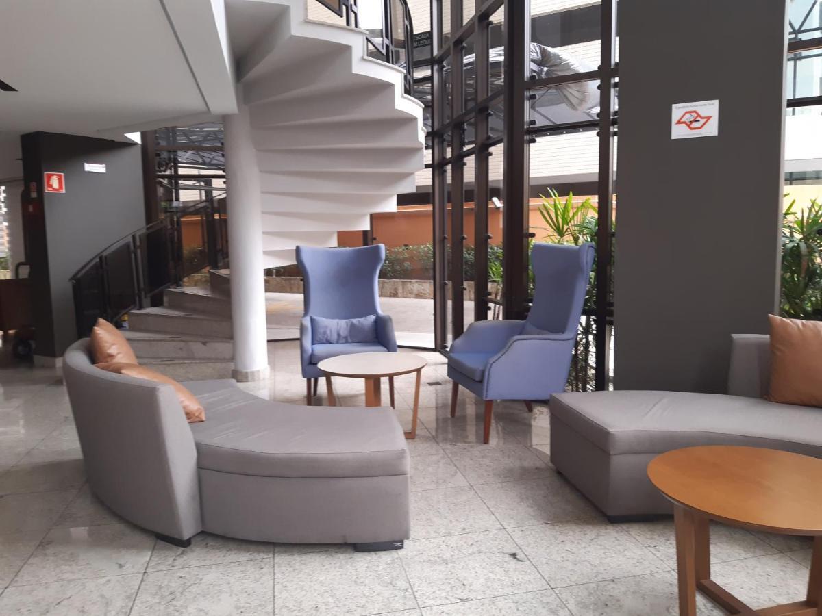 Апартаменты Lindo Flat No Edificio Cosmopolitan, Com Garagem E Piscina Сантос Экстерьер фото