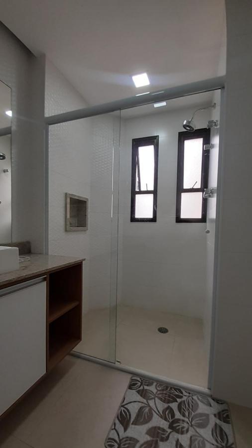 Апартаменты Lindo Flat No Edificio Cosmopolitan, Com Garagem E Piscina Сантос Экстерьер фото