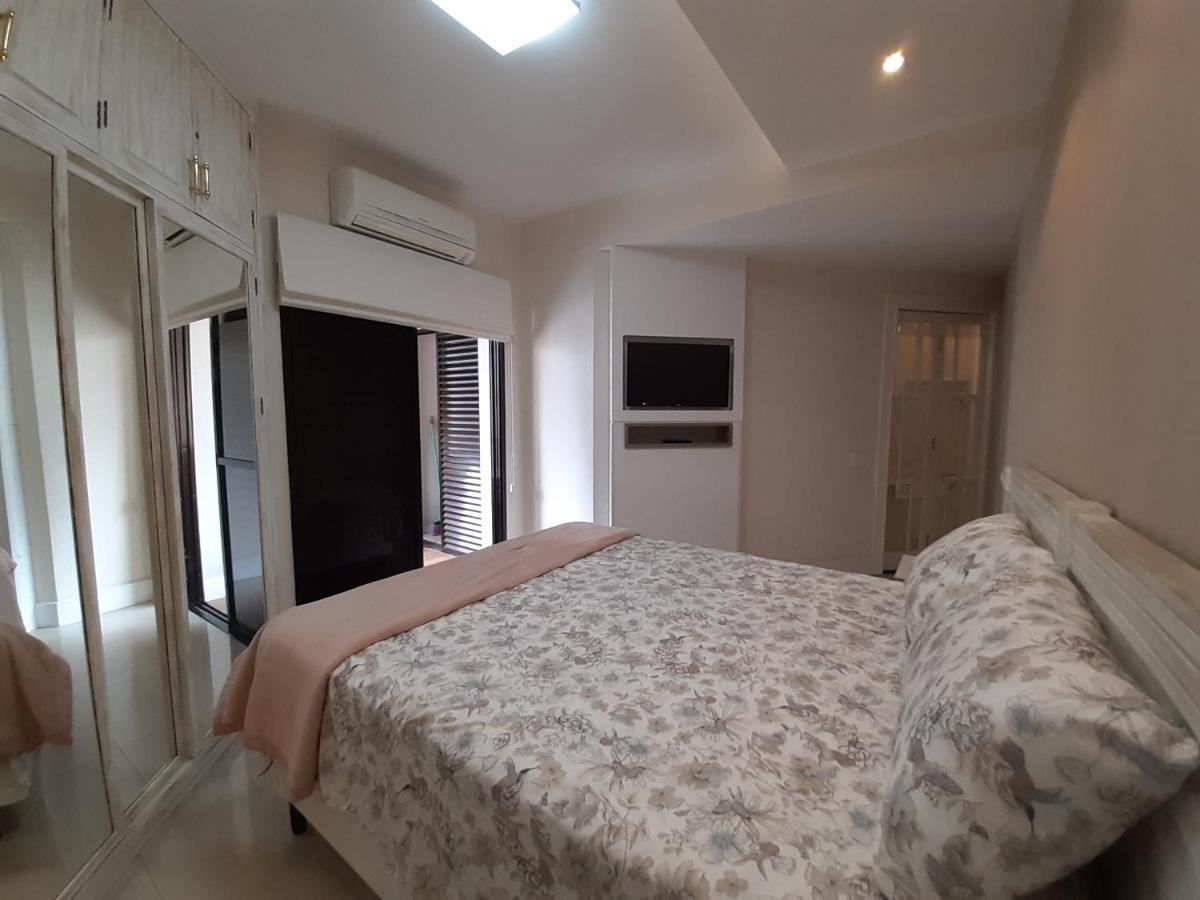 Апартаменты Lindo Flat No Edificio Cosmopolitan, Com Garagem E Piscina Сантос Экстерьер фото